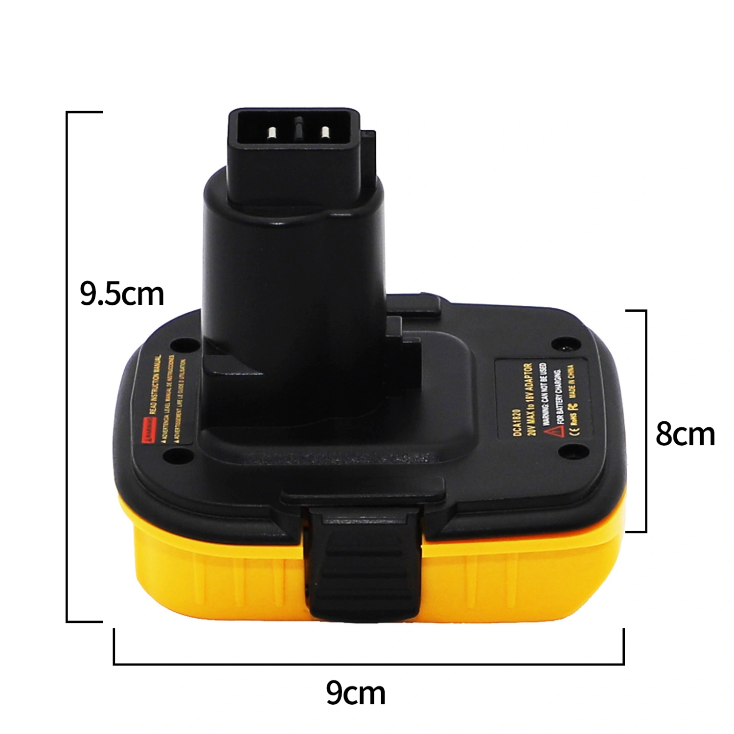 DCA1820 Dewalt 20V Battery Adapter for Dewalt 18V Tool Compatible with 20V MAX XR DCB200 DCB201