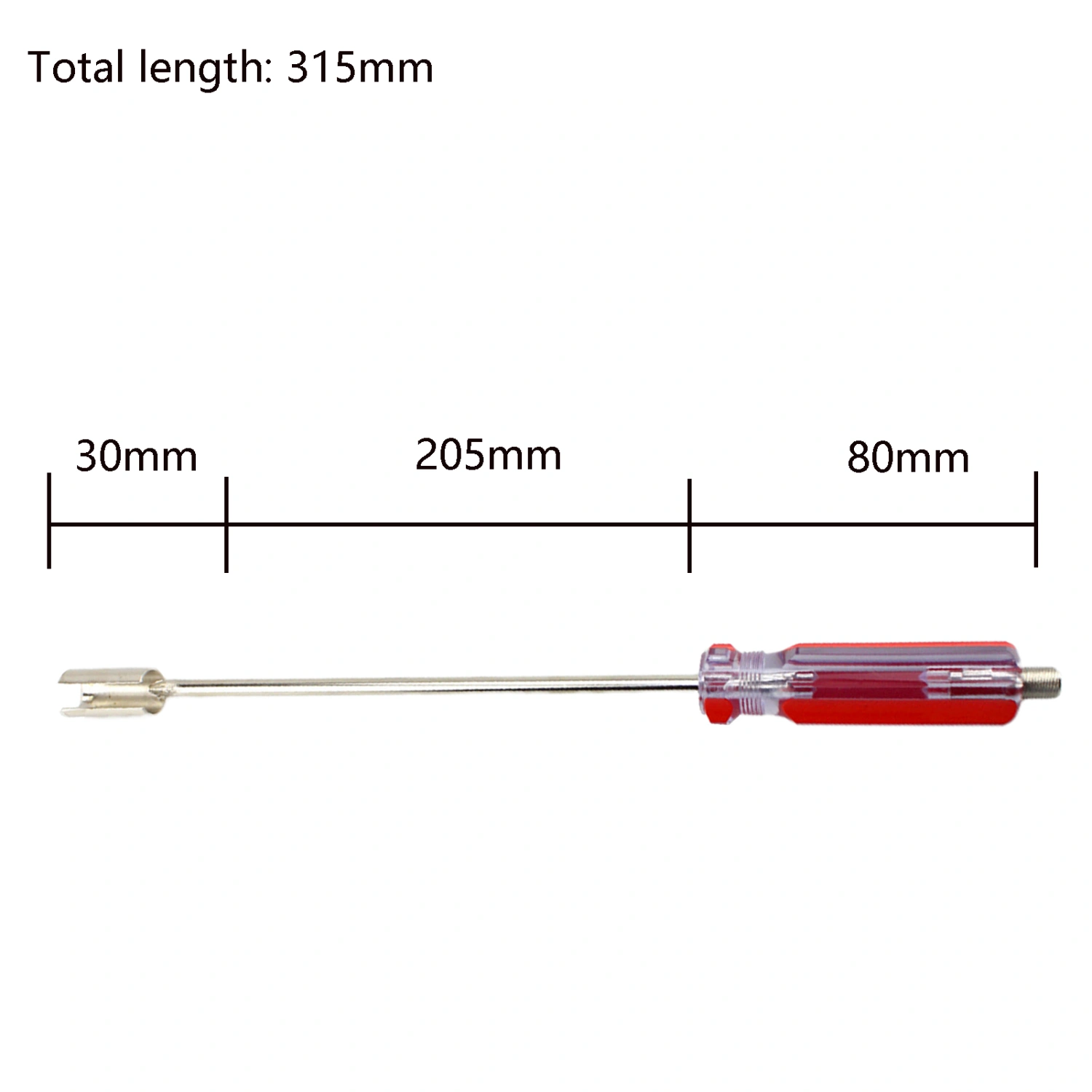 Professional BNC and F Connector Extraction Tool F Connector Extractor Coax Security Key (Red)
