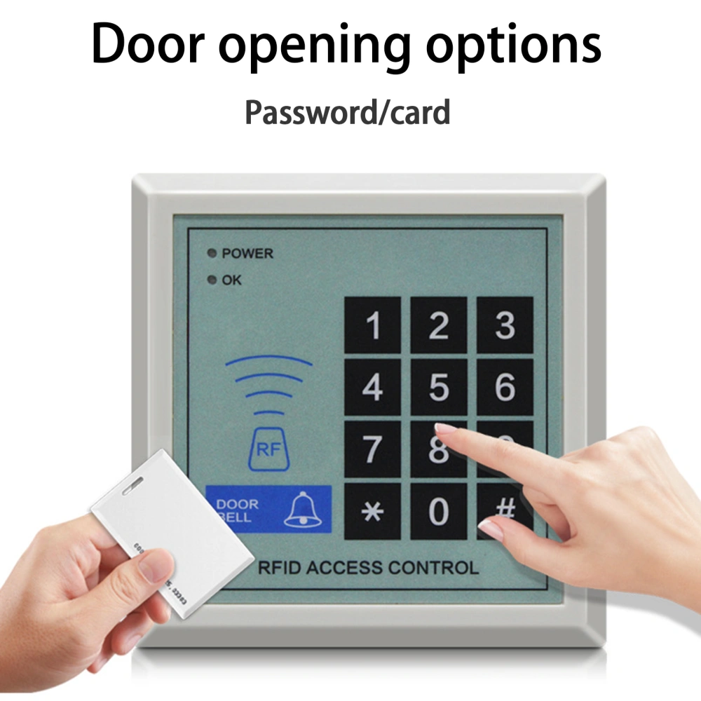 2000 User RFID IC Access Control System Device Machine IC Card Security Proximity Entry Lock