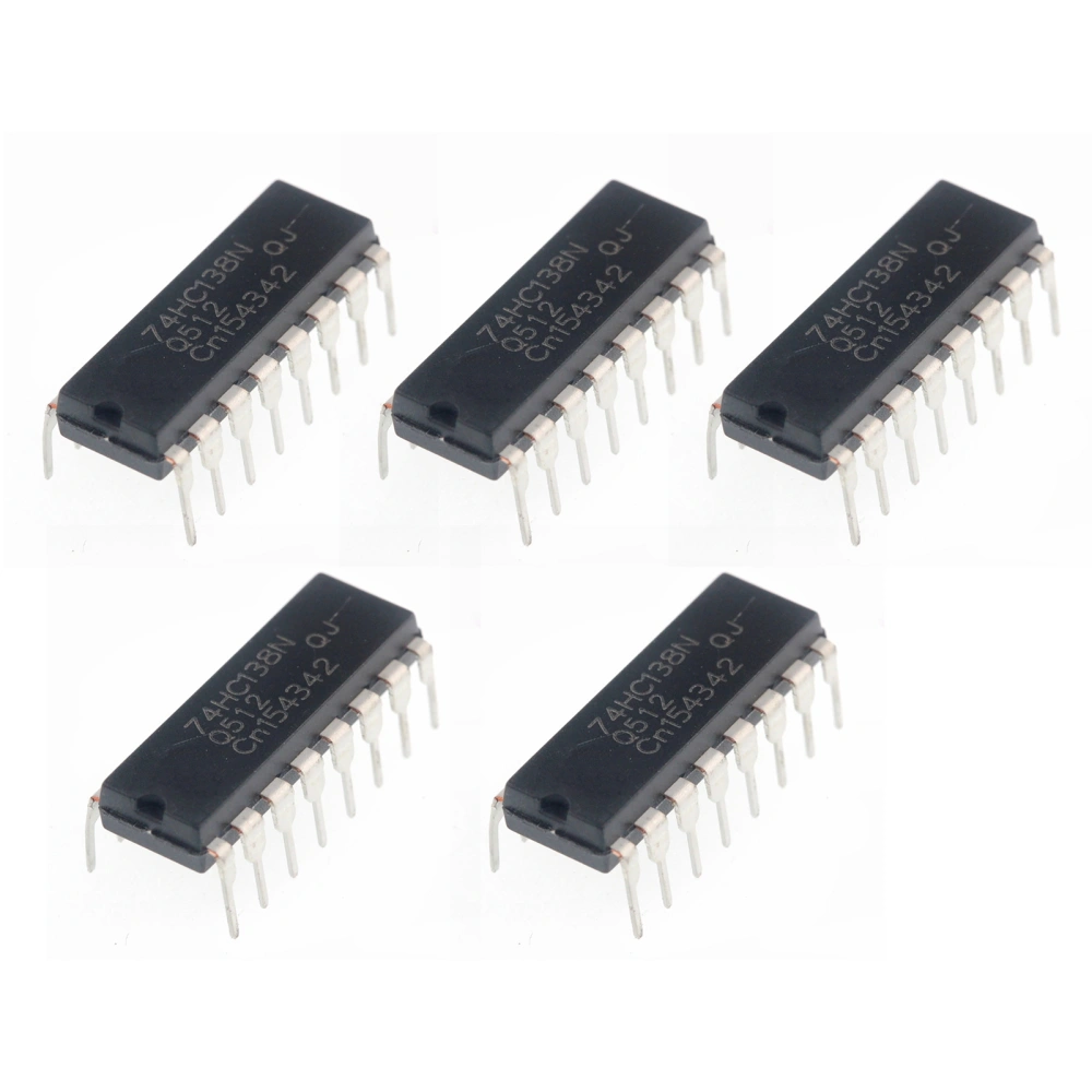 5pcs SN74HC138N DIP-16 Chip Integrated Circuit IC Chip Compact Low Current Electronic Component