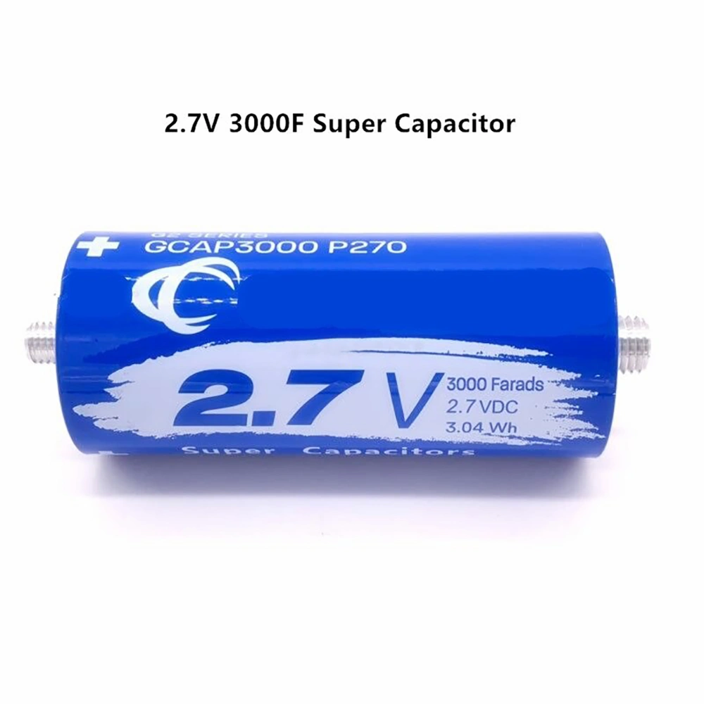 Super Farad Capacitor Low ESR High Frequency Ultracapacitor for Car Power Supply (2.7V-3000F)