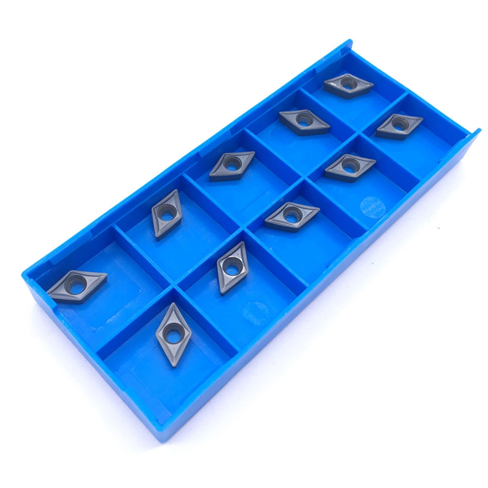 10pcs/box CNC Milling Cutter DCMT070204 TF 907 Carbide Inserts External Turning Tools (907)