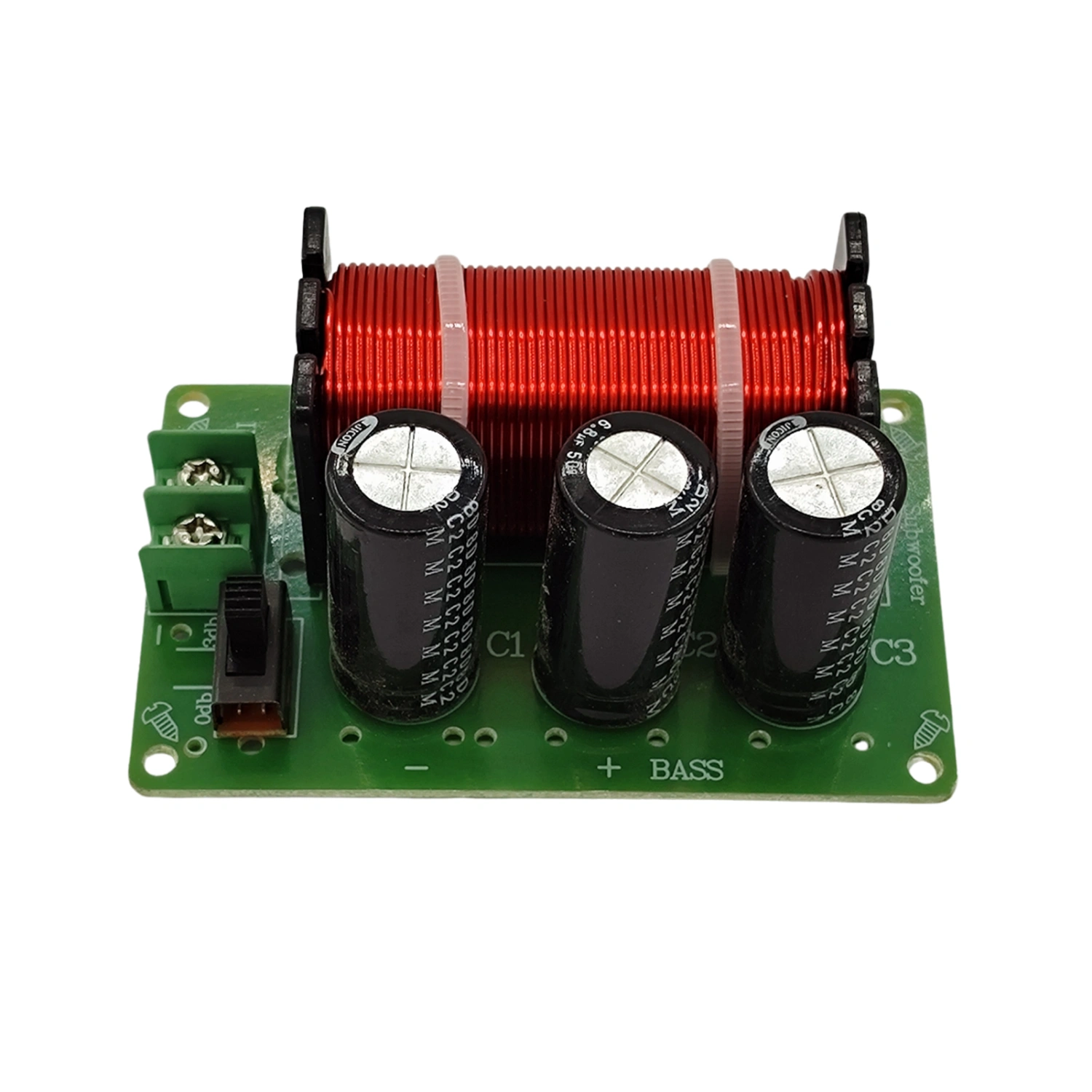 200W Pure Bass Subwoofer Frequency Divider Audio Speaker Single Channel Crossover Filter