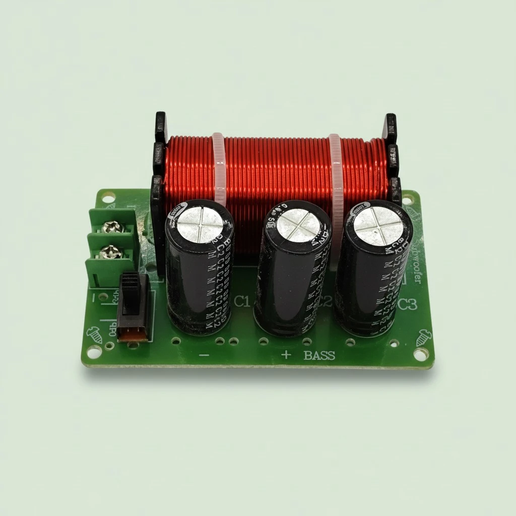 200W Pure Bass Subwoofer Frequency Divider Audio Speaker Single Channel Crossover Filter