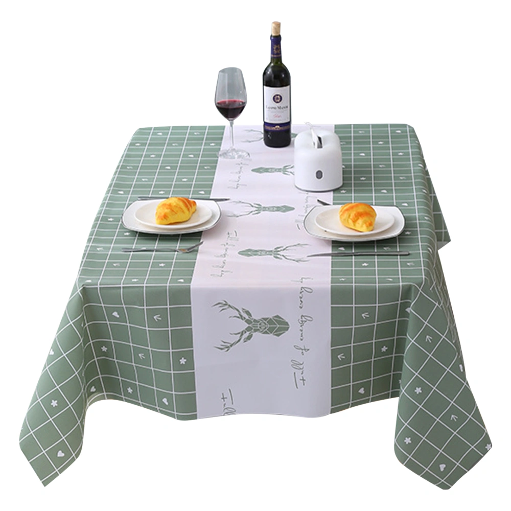 Nordic Style Tablecloth Waterproof Oil-proof Table Cloth Simple Table Cover Home Decor (Elk)