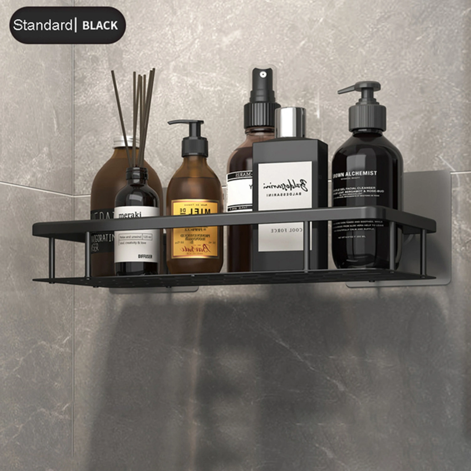 Bathroom Shelves Wall Mounted Corner Shelf Shower Storage Rack Shampoo Holder Toilet Organizer