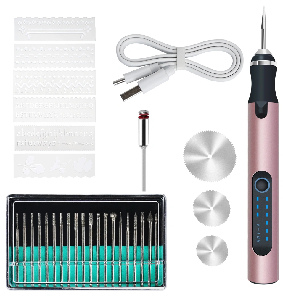 11W Electric Engraving Pen Mini Grinding Machine Multifunctional DIY Carving Tool Set for Metal