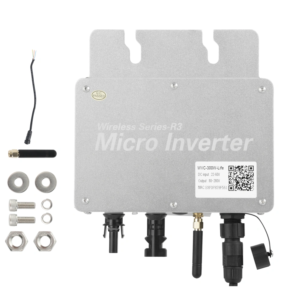 MPPT Micro Solar Inverter Grid Tie Converter with WiFi Mobile Phone Monitoring System(WVC-300W)