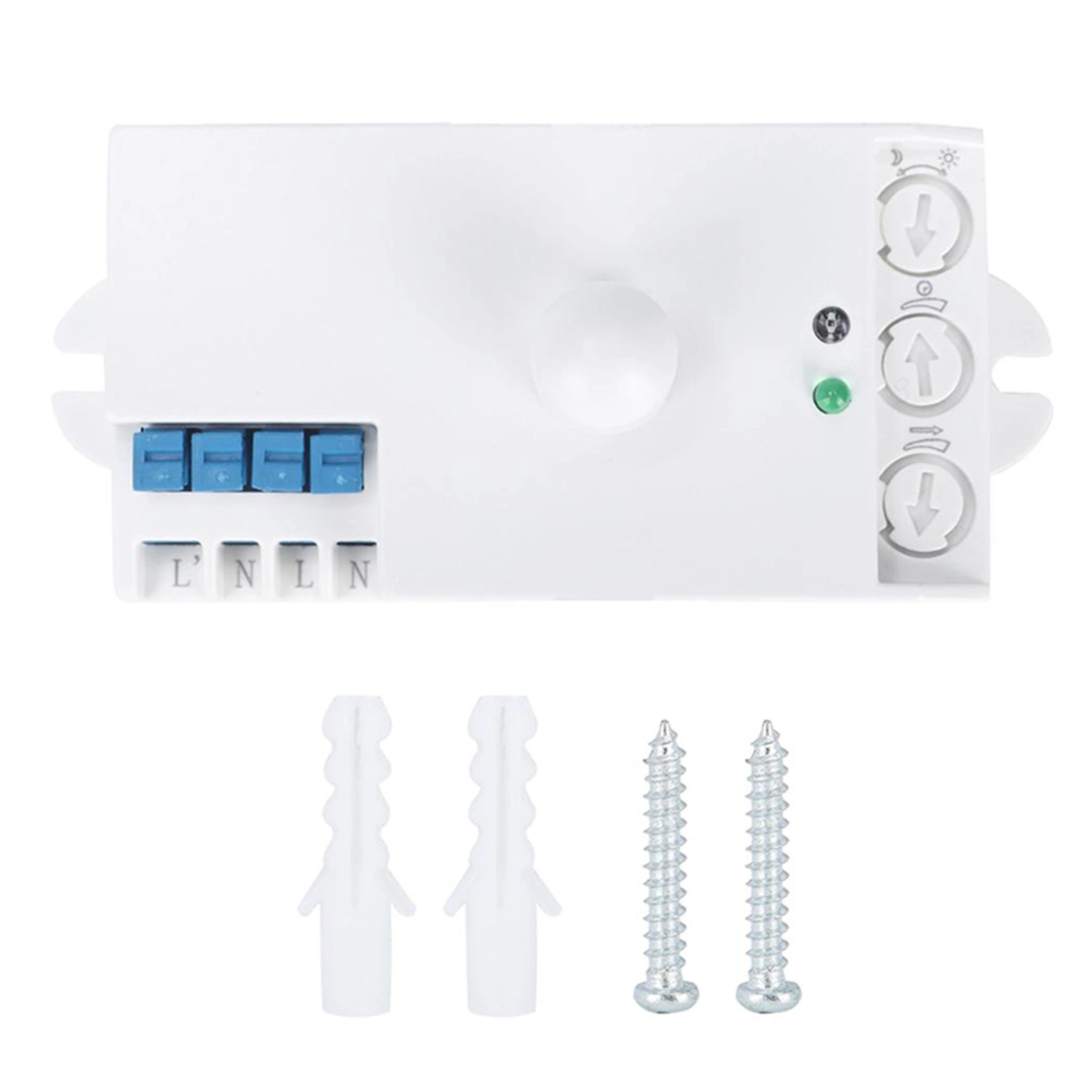AC110-240V 5.8GHz Microwave Radar Sensor Switch Human Body Motion Induction Sensor for LED Lamp