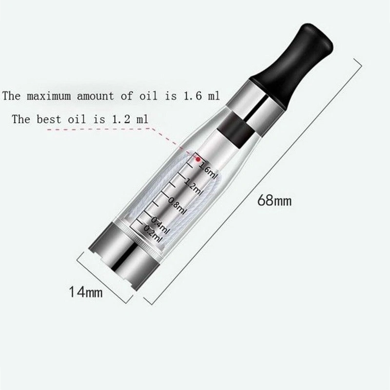 2018 New Upgraded  1.6ml Charger Pen Ego-T CE 4 Clear e-Atomizer 510 Tank Sprayer