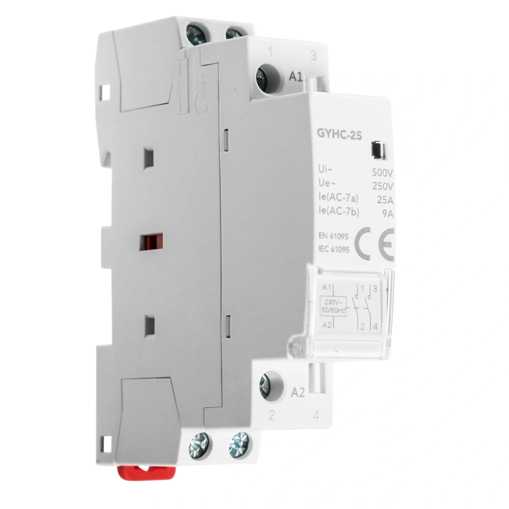 GEYA GYHC Din Rail Automatic Modular Household Contactor 2P 25A 2NO AC220V 50Hz