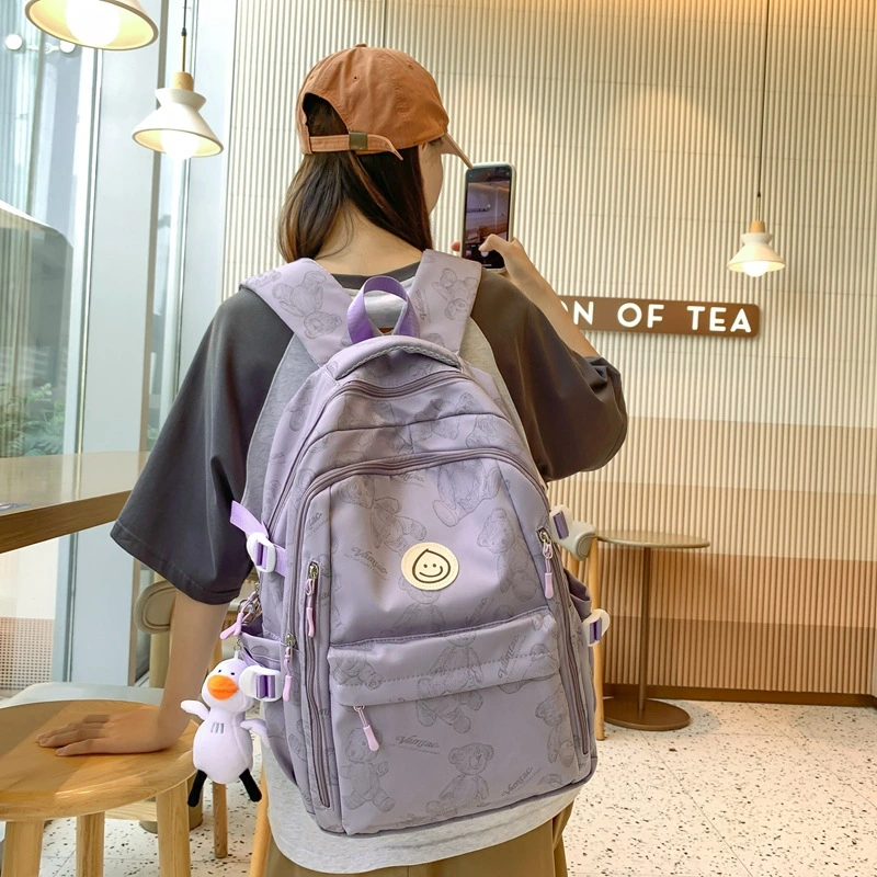 New Casual Backpack Large Capacity Student Schoolbag