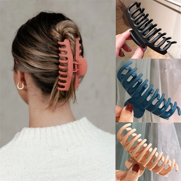 11cm Hair Clips for Women Nonslip Large Claw Clips Girls Strong Hold Claw Hair Clips for Thick and Thin Hair Big Hair Claw Clips for Long Hair Accessories