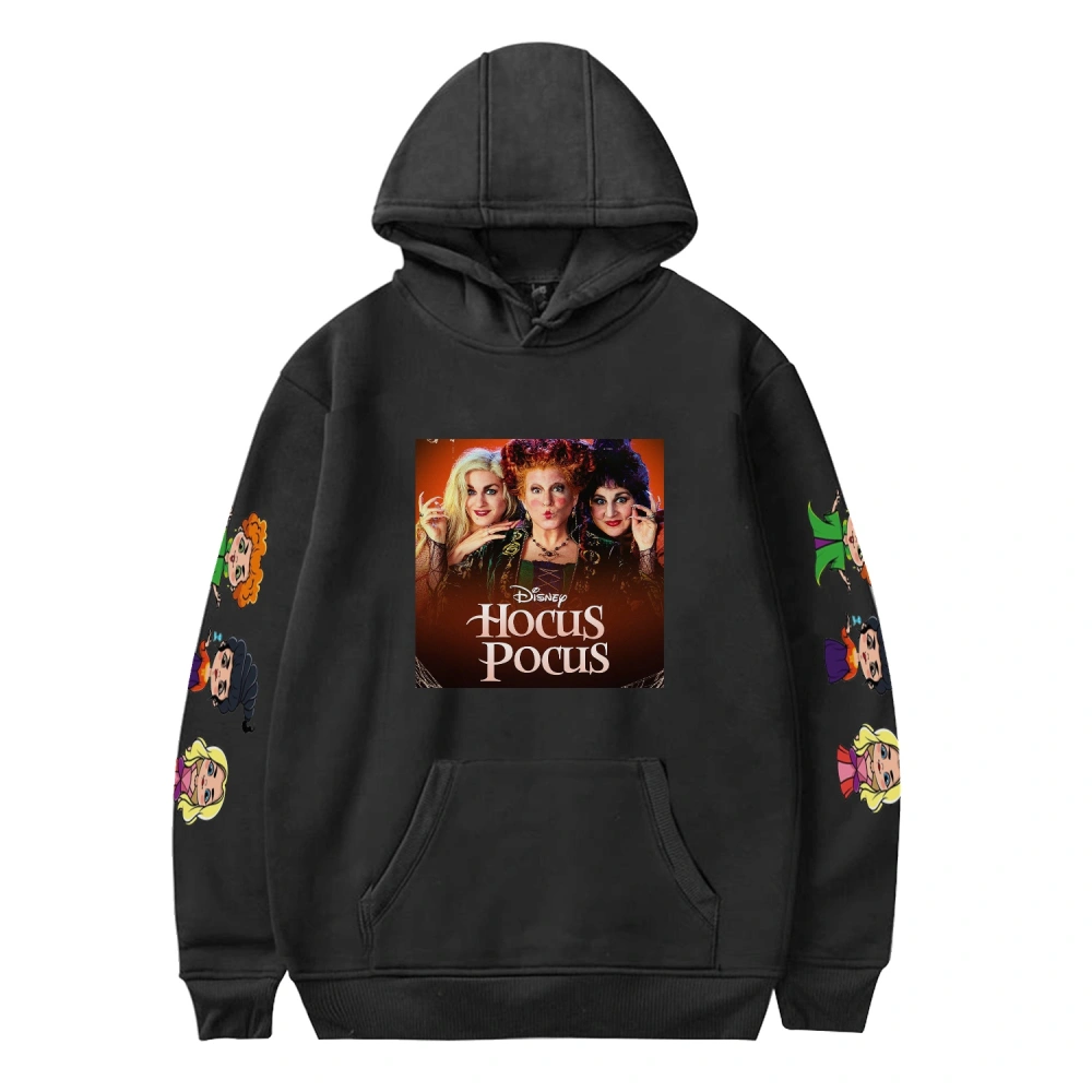 Hocus Pocus‎ Casual Printed Hoodies Sweatshirt Hoodie for Women,Hocus Pocus‎ Casual Printed Hoodies,Black