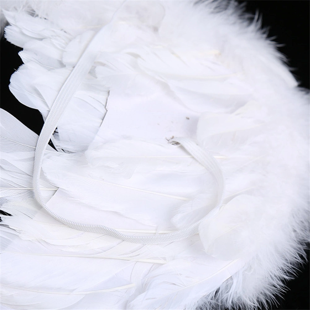 White Angle Style Costume  Angel Wings with Halo and Wand Large Size