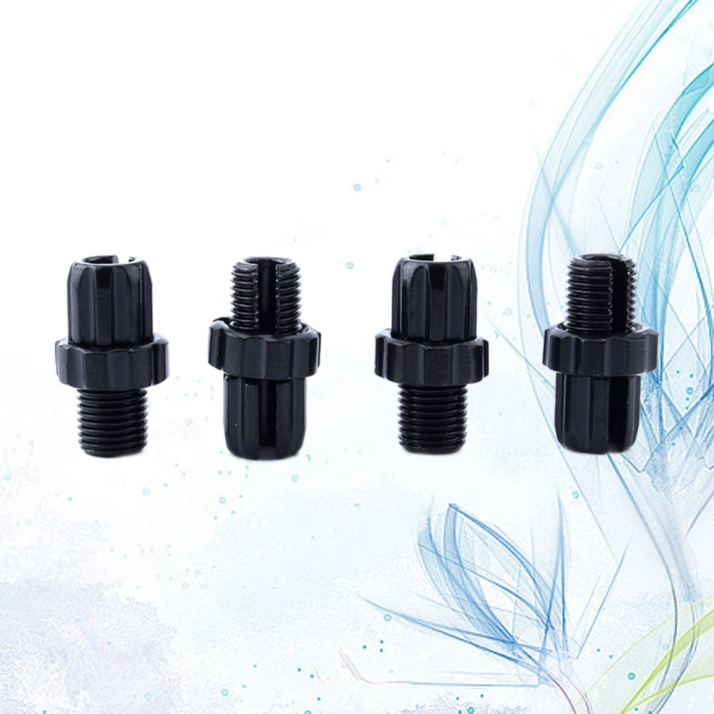 4pcs Bike M10 Adjuster Screw Aluminium Brake Cable Screw Bike Accessories (Black)