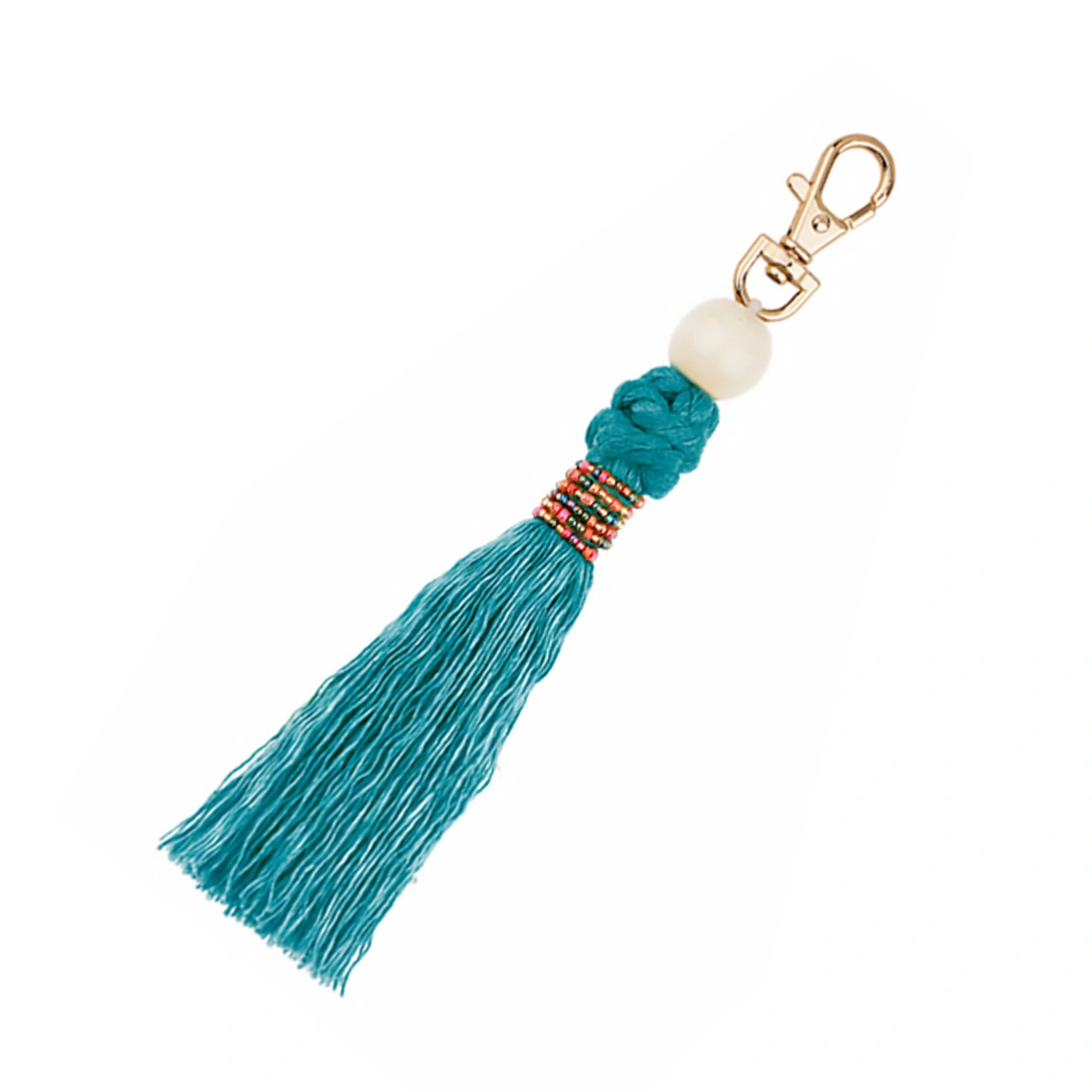 Fashion PU Leather Tassel Fringe Key Chain Key Chain for Woman Bag Keychain