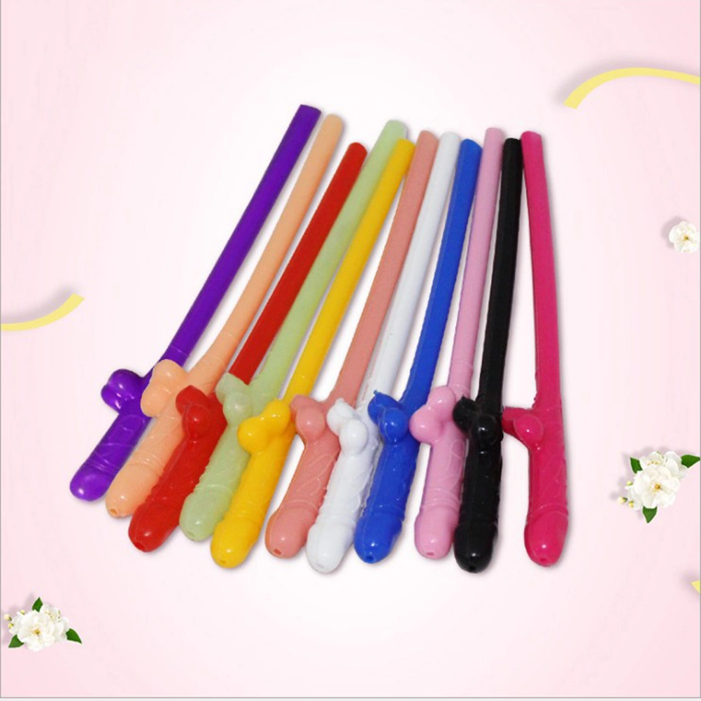 10pcs Bachelorette Party Drinking Straws Fun Willy Drinking Favors for Birthday Party Single Party Wedding Shower