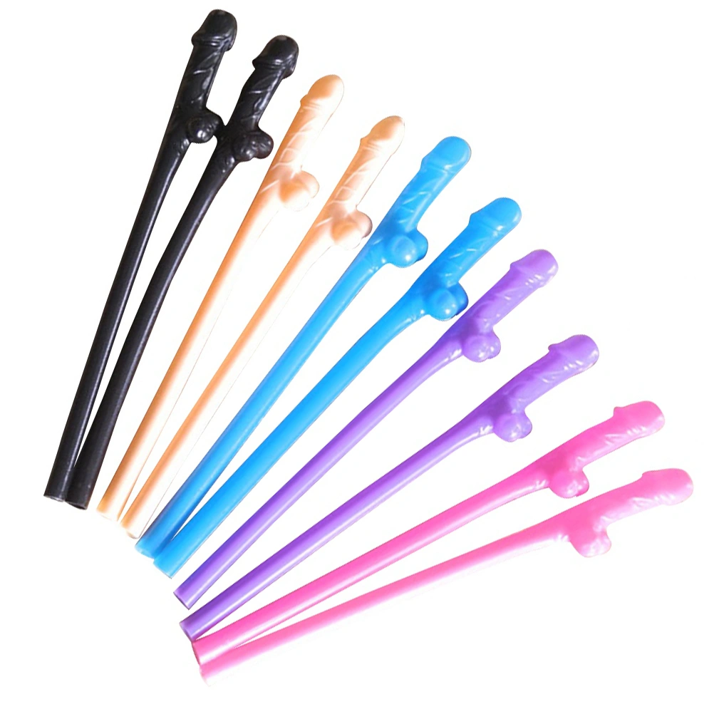 10pcs Bachelorette Party Drinking Straws Fun Willy Drinking Favors for Birthday Party Single Party Wedding Shower