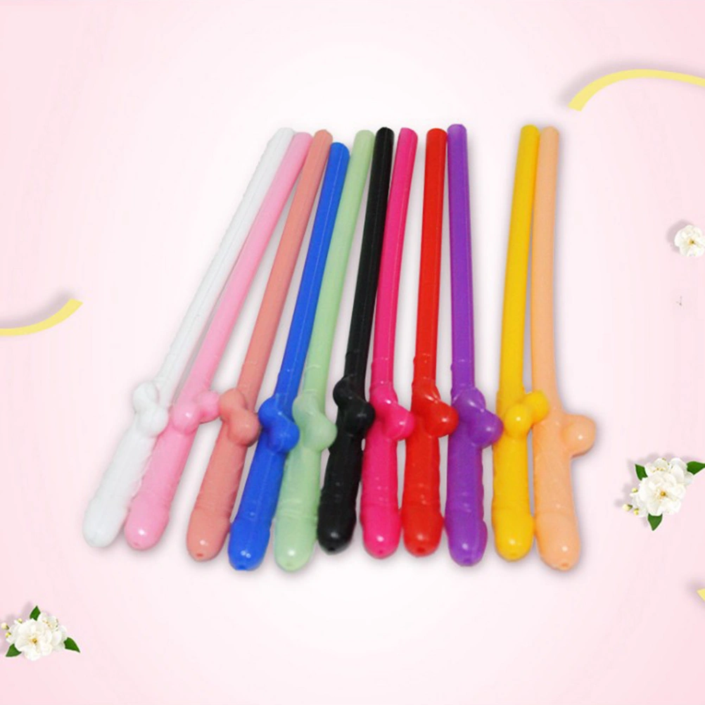10pcs Bachelorette Party Drinking Straws Fun Willy Drinking Favors for Birthday Party Single Party Wedding Shower
