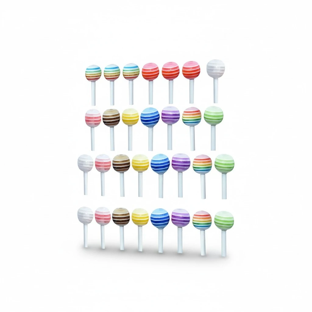 30pcs Mini Lollipops colorful lollipop model decors mini house decorations