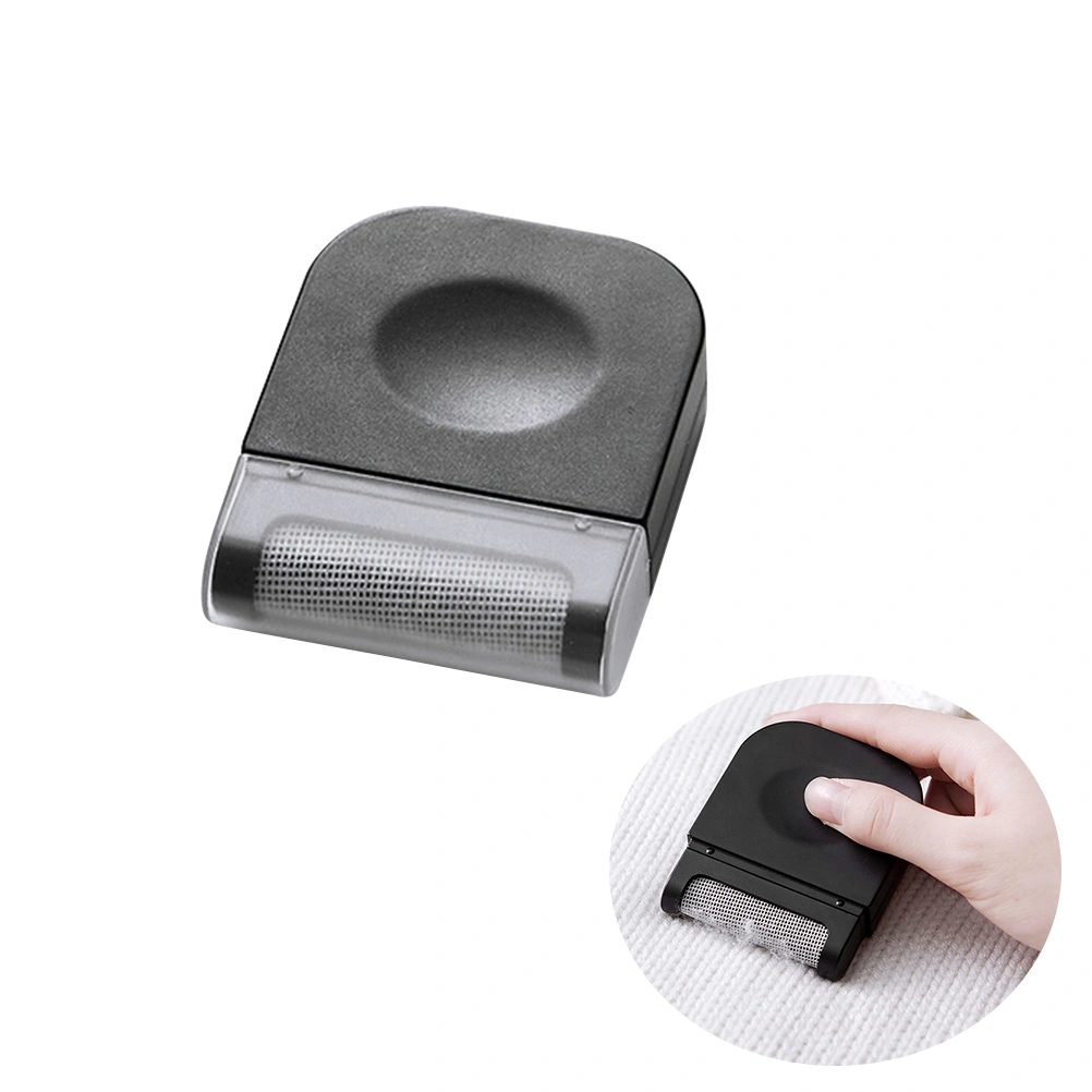 Portable Manual Operation Fuzz Pellet Removing Machine Mini Lint Remover Sweater Clothes Shaver for Home (Black)