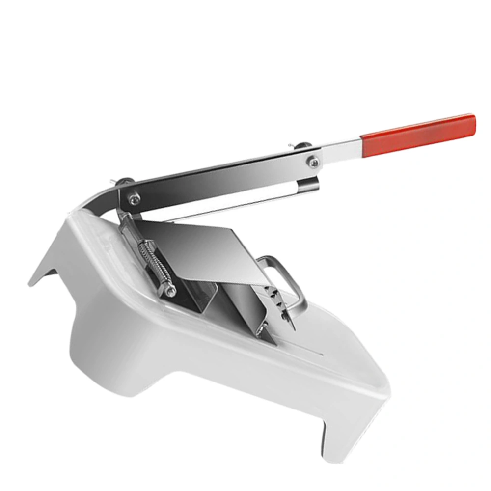 1 Pc Detachable Herb Slicer Multipurpose Lamb Cutter Cutting Machine (White)