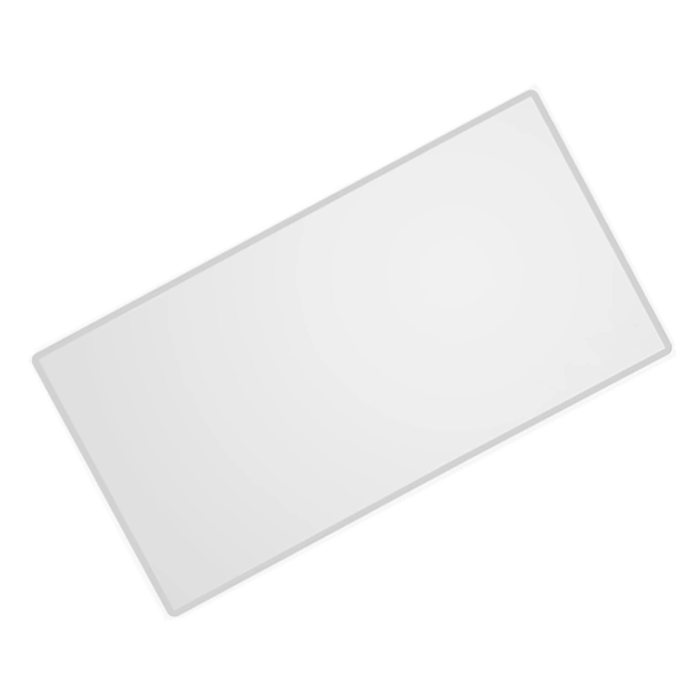 1pc Car Cosmetic Mirror Stainless Steel Vanity Mirror Self-Adhesive Mirror