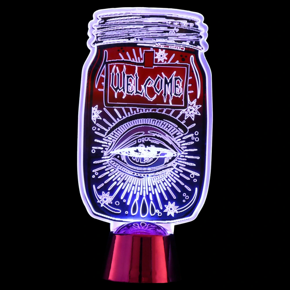 Creative Halloween Night Light Unique Decor Light Chic Eye Pattern Lamp