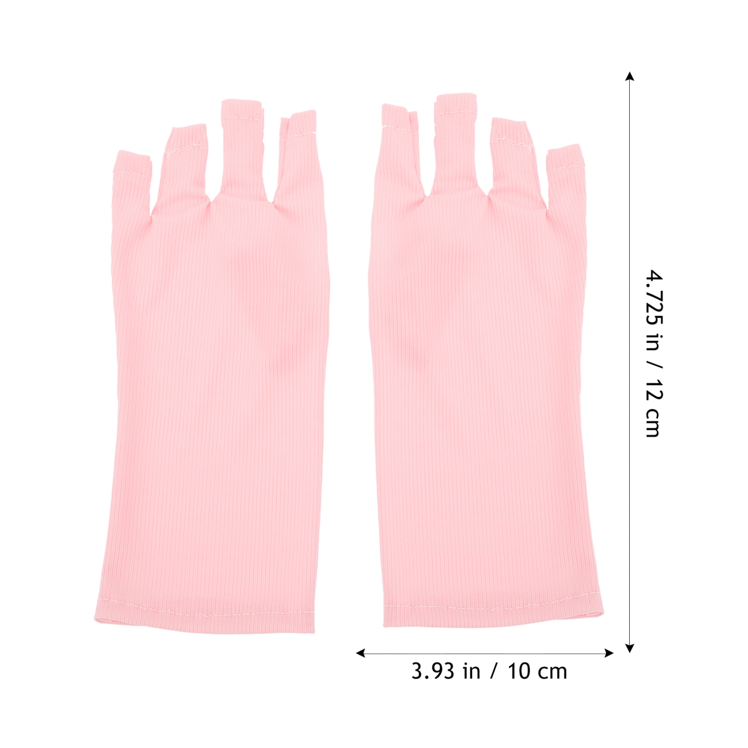 1 Pair of eat-resistant Manicure Hand Protectors UV Lamp Hand Covers (Pink)
