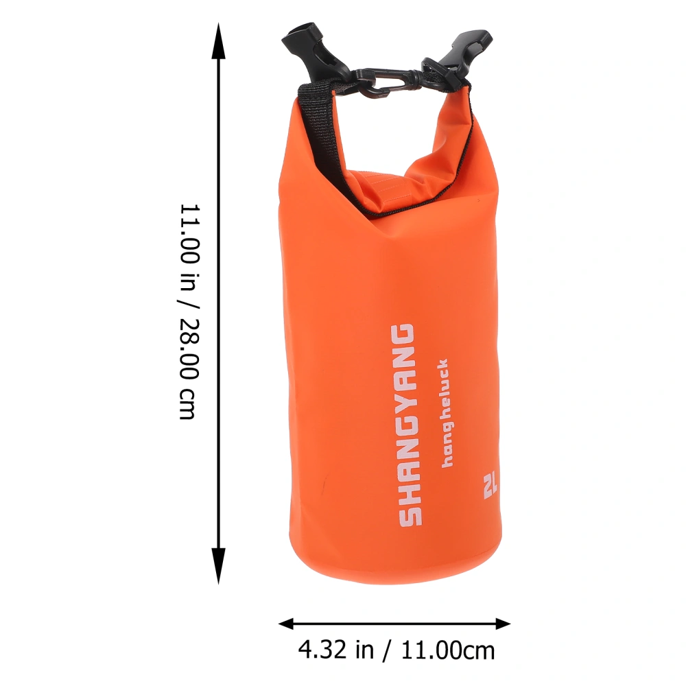 1pc 2L Waterproof Bag Portable Storage Bag Swimming Bag Beach Bag for Outdoor