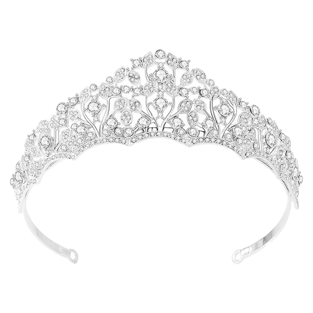 Luxurious Rhinestone Crown Tiara Bridal Crown Headdress Wedding Headpiece