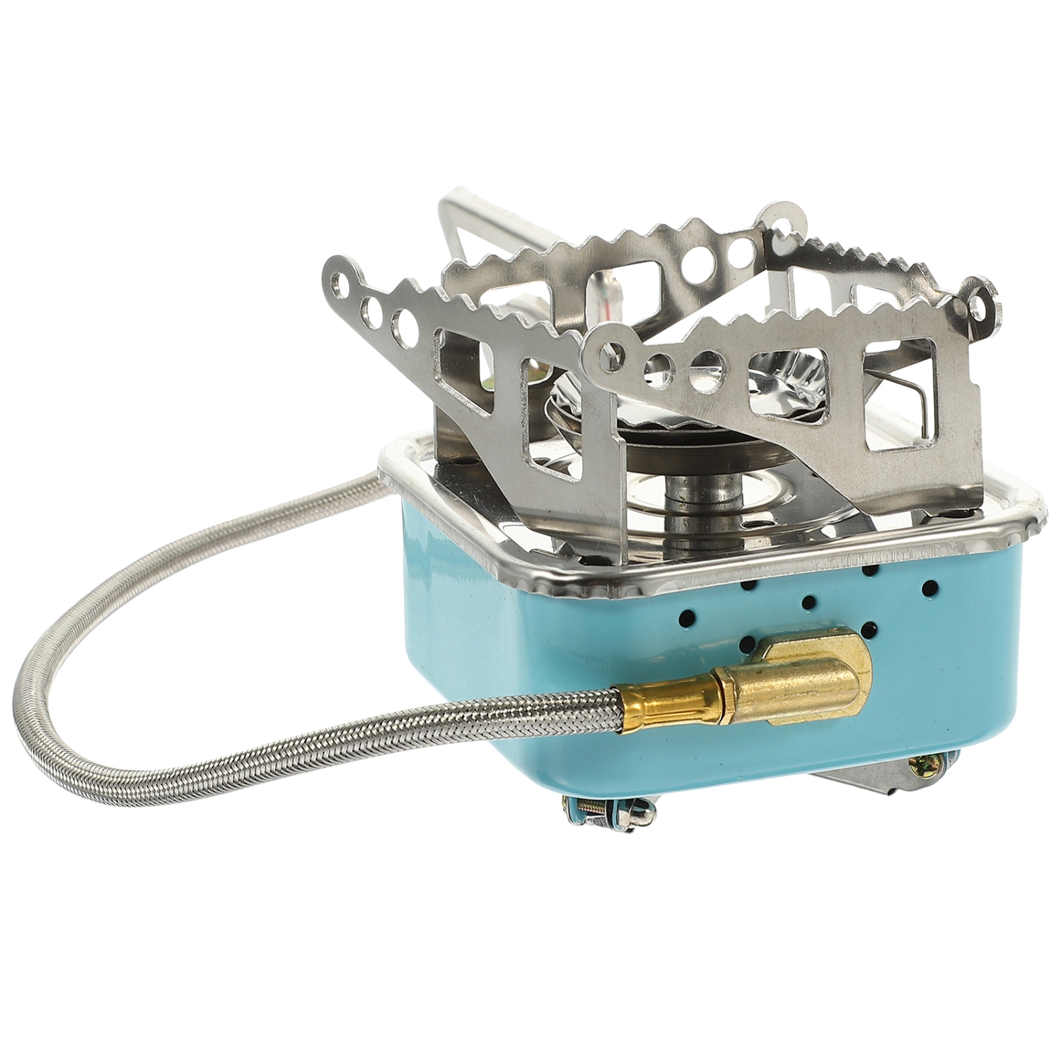 Foldable Gas Stove Outdoor Gas Stove Camping Gas Stove Small Gas Stove Portable Gas Stove with Pipe Fastener