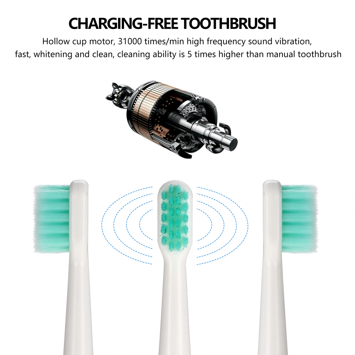 Electric Toothbrush Oral Hygiene Care Tooth Brush Oral Cleaning Toothbrush