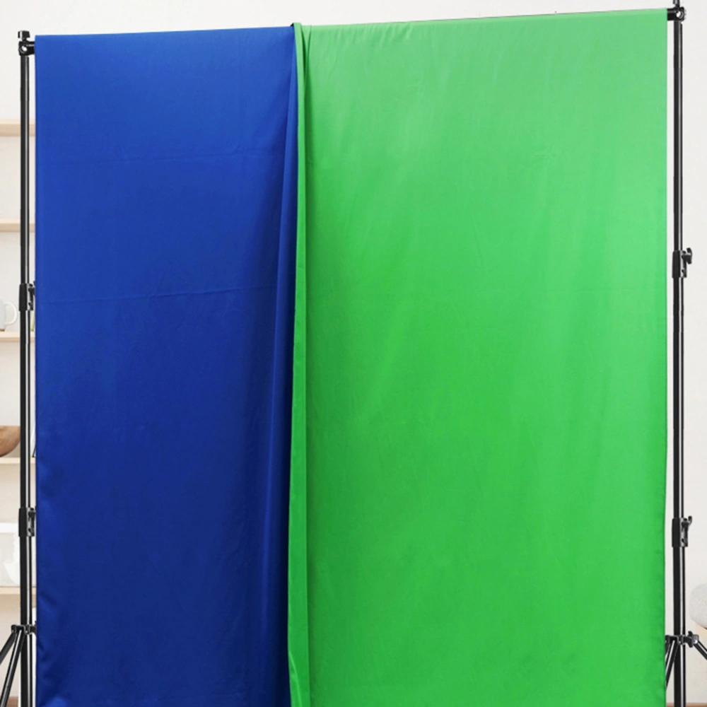 1PC Photography Backdrop Background Cloth Solid Color Photo Backdrop Studio Cloth Screen for Indoor Outdoor Black 1x1.6M