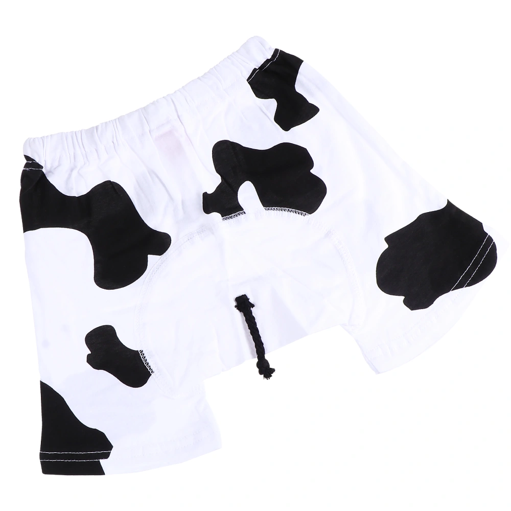 1Pc Baby Shorts Cow Pattern Shorts Warm Cotton Pants Cartoon Infant Clothes