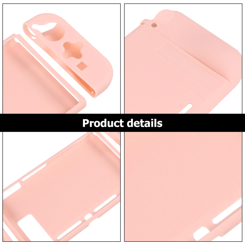 Durable TPU Protective Shell Shockproof Wear-resistant Host Case Compatible for Switch (Pink)