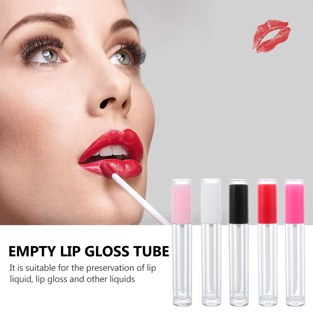 10pcs Lip Gloss Tubes Refillable Lip Balm Bottles 5ML Lip Gloss Container