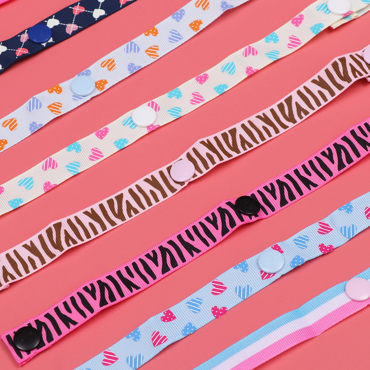 8Pcs Baby Stroller Pacifier Chain Baby Soother Hanging Strap Baby Toy Strap Fixed Belt Mixed Style