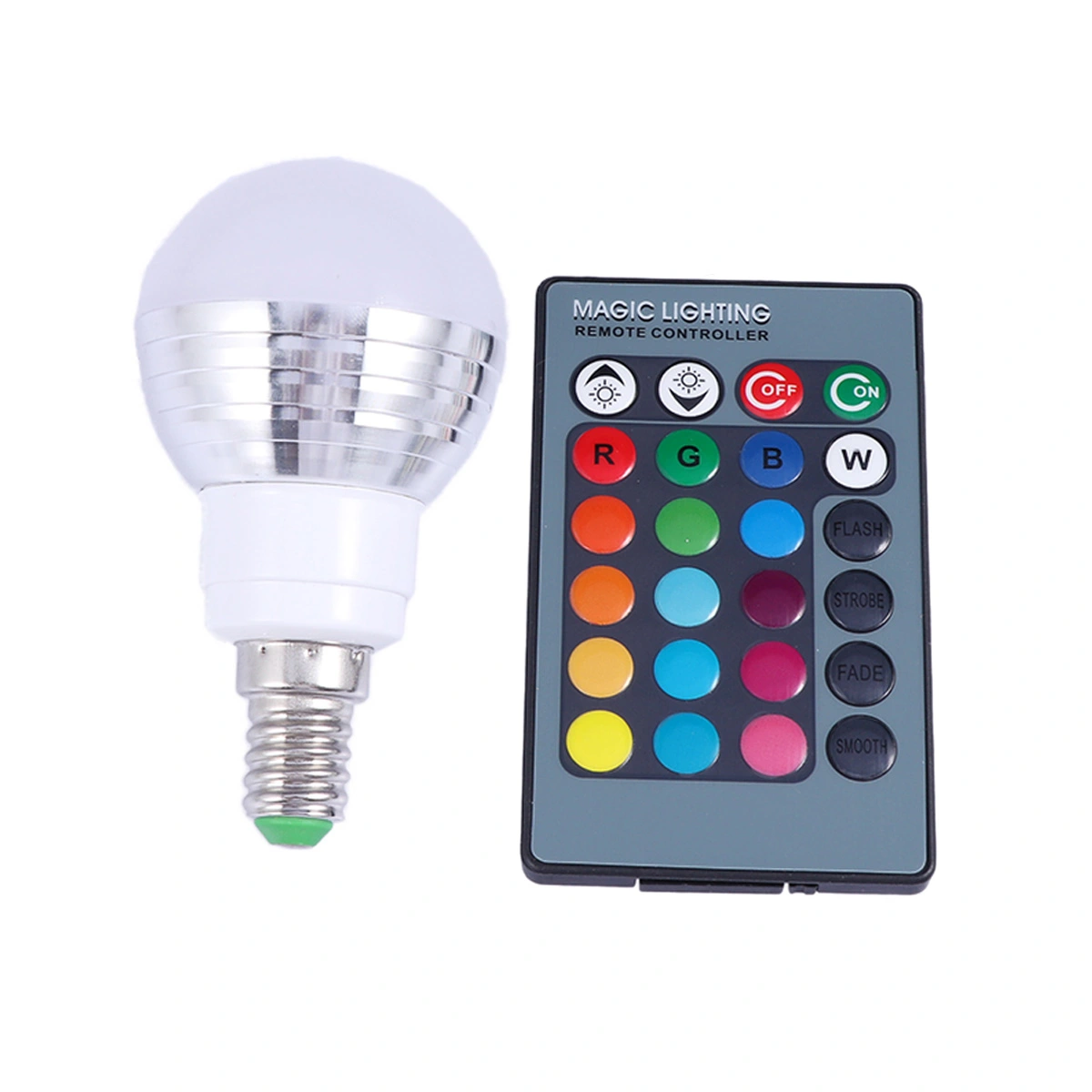 3W RGB LED Bulb E14 Color Changing Light Bulb with Remote Contorl 85-265V