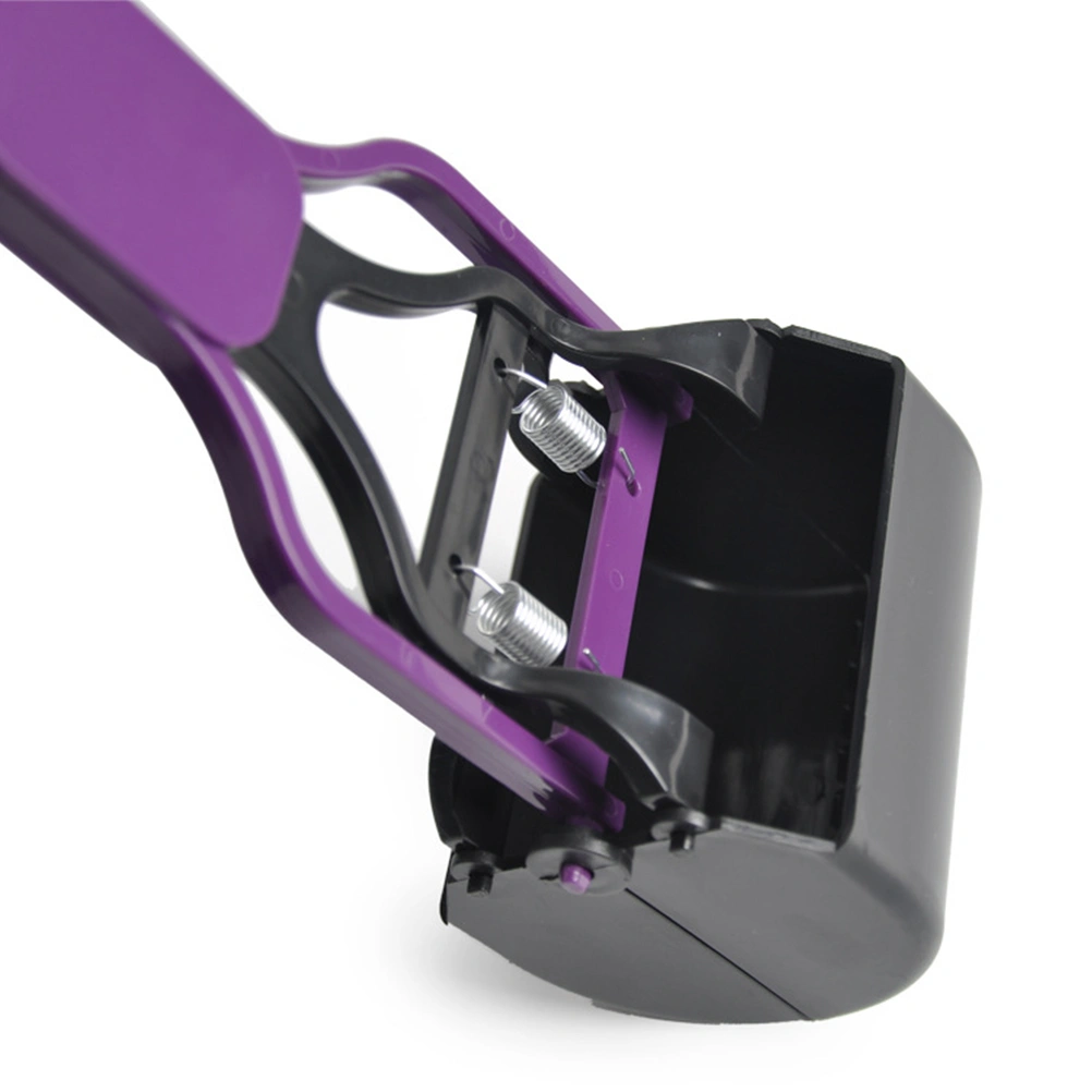 Outdoor Pet Kitten Litter Picker Sands Shovel Clip Practical Handle Small Clamp Cleaning Pick up Tool Pet Supply (Purple)