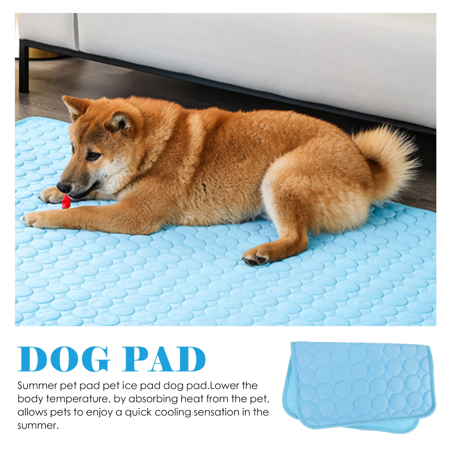 Summer Pet Cooling Pad Dog Cooling Cushion for Home Universal Pet Floor Pad