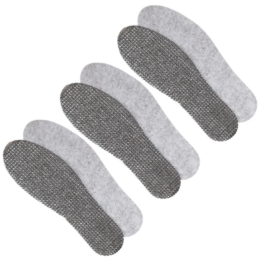 3 Pairs Warm Insoles Winter Summer Insoles Double-Faced Shoes Pads Cushions