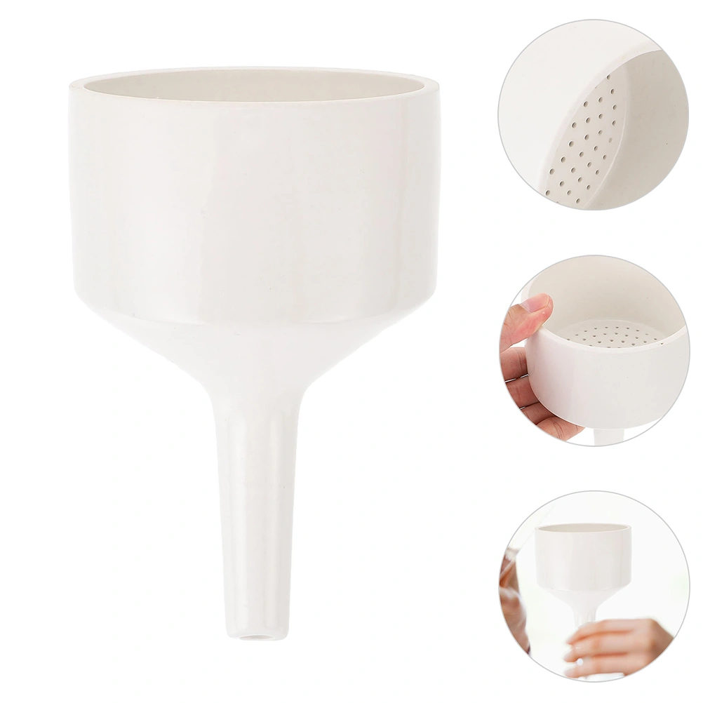 Laboratory Funnel Ceramic Funnel Buchner Funnel Experiment Ceramic Funnel
