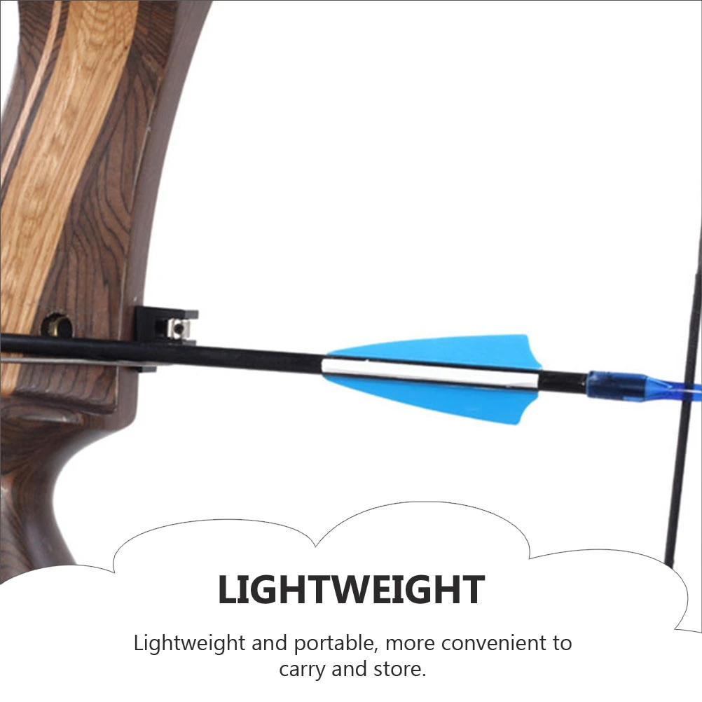 10pcs Fiberglass Arrows Archery Arrows Outdoor Archery Props (Assorted Color)