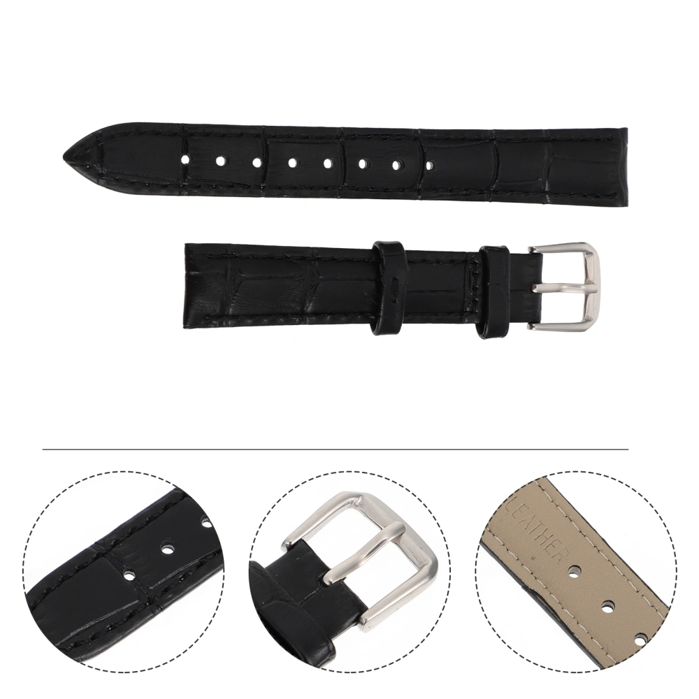 2pcs Watchbands Leather Watch Straps Replacement Watch Straps Smart Watch Straps