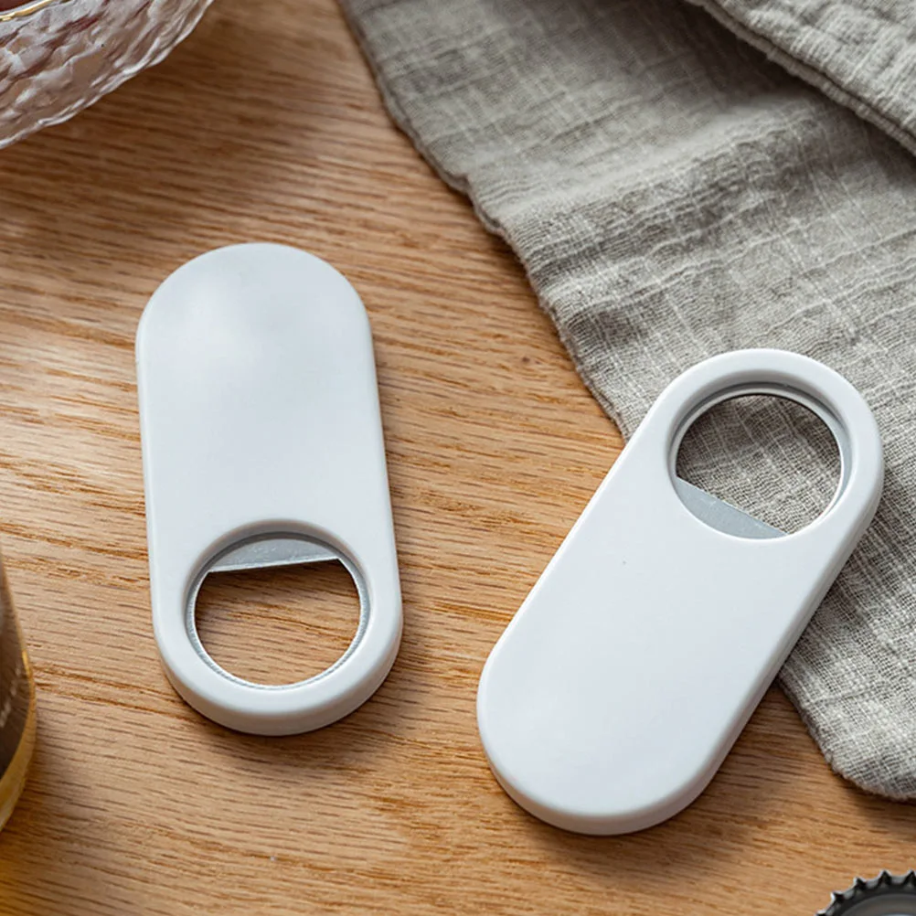 1pc Japanese Refrigerator Sticker Bottle Opener Soda Bottle Opener (White)