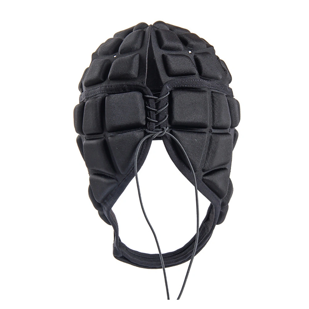 Adjustable Goalkeeper Helmet Outdoor Sports Football Rugby Head Protector Hat