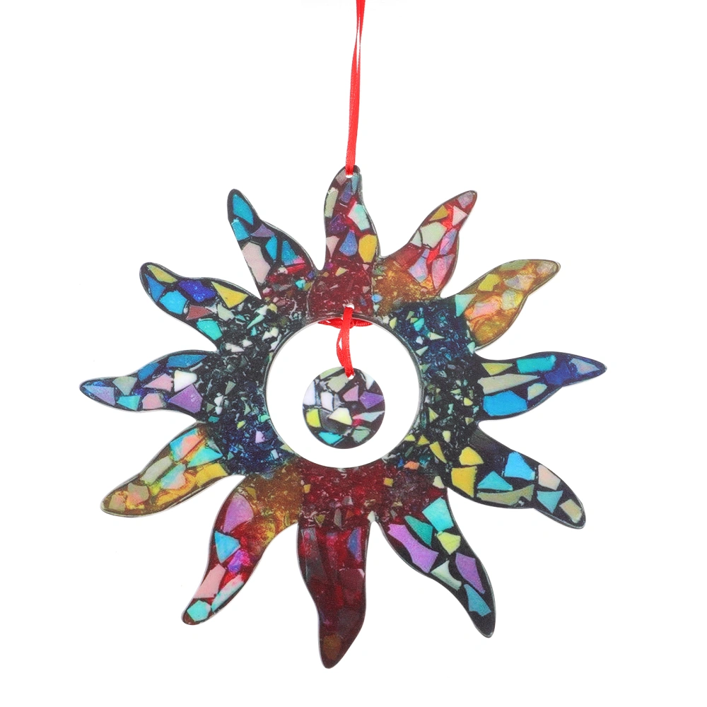 1Pc Sun Shape Home Ornament Stylish Household Adornment Acrylic Ornament