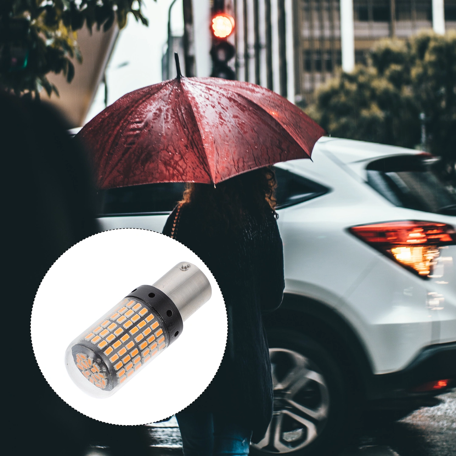 Automotive LED Turn Signal Light Decoding Anti-stroboscopic Warning Light